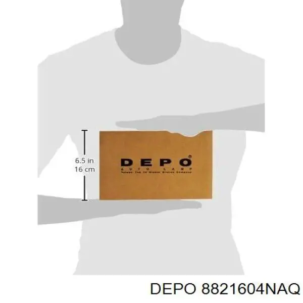 8821604NAQ Depo/Loro фара противотуманная левая/правая