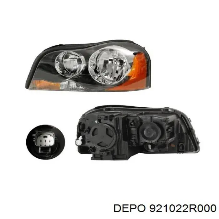 Правая фара FP3219R4T TYC