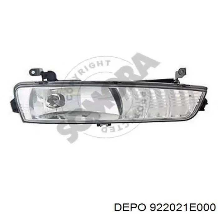 Купить 400930E GAZ Туманка правая