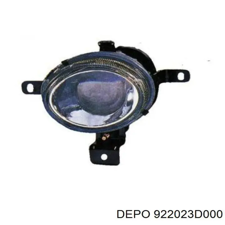 922023D000 Depo/Loro/Abakus Противотуманка правая
