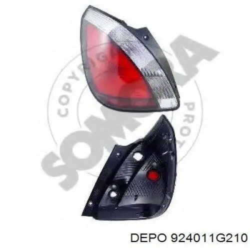 FP4013F1E Depo/Loro/Abakus Задний левый стоп