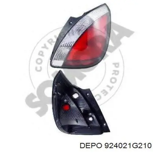 FP4013F2E Depo/Loro/Abakus Фонари задние