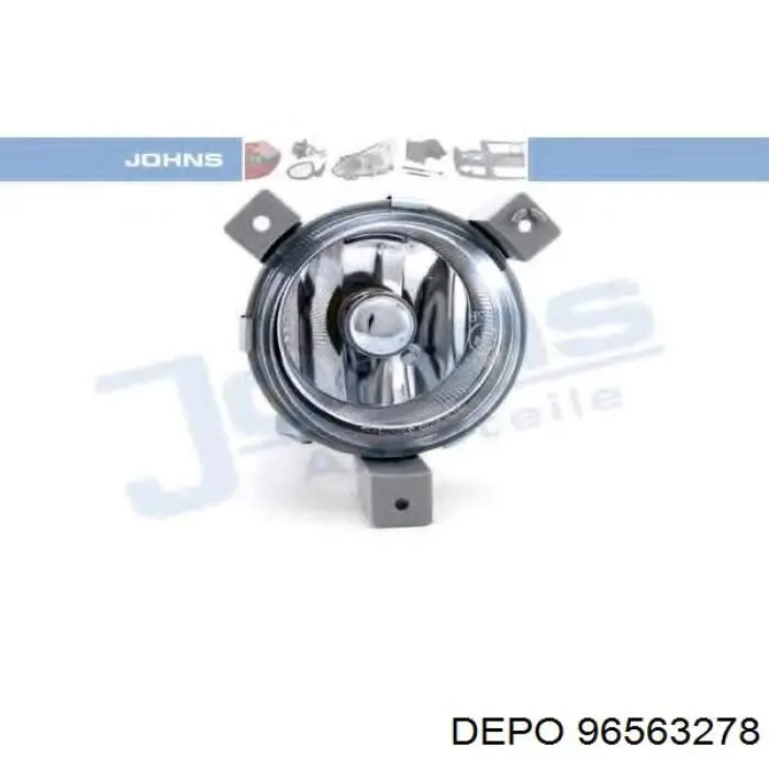 Фара противотуманная, правая Depo/Loro/Abakus FP2201H2E цена, от 28.50 USD