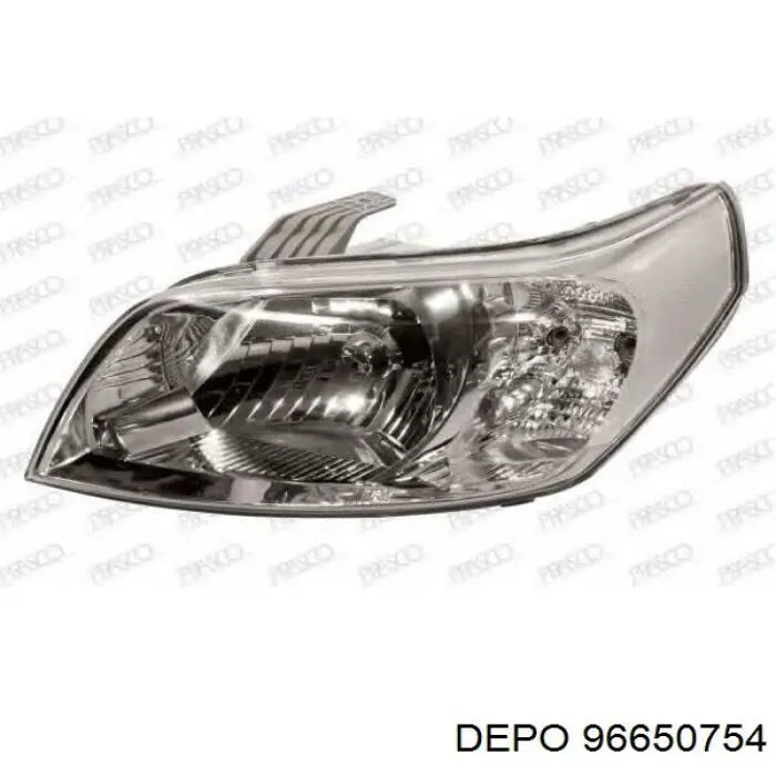Купить 96650754 Opel Фара левая передняя