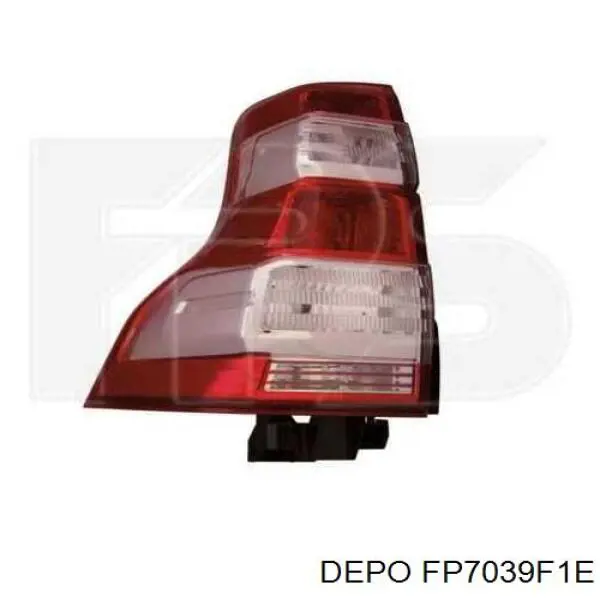 Задняя левая фара Depo/Loro/Abakus FP7039F1E цена, от 160.15 USD