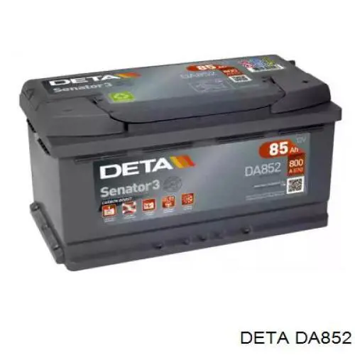 Аккумулятор Deta 85 А/ч 12 В B13 DA852