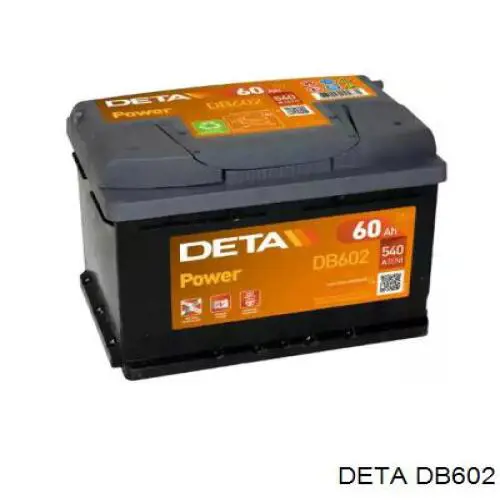 Аккумулятор Deta 60 А/ч 12 В B13 DB602