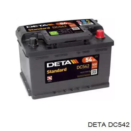 Аккумулятор Deta 54 А/ч 12 В B13 DC542