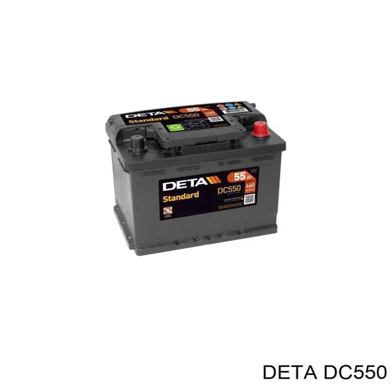 Аккумулятор Deta 55 А/ч 12 В B13 DC550
