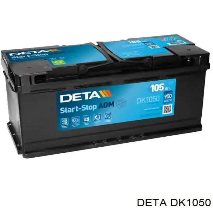 Аккумулятор Deta 105 А/ч 12 В B13 DK1050