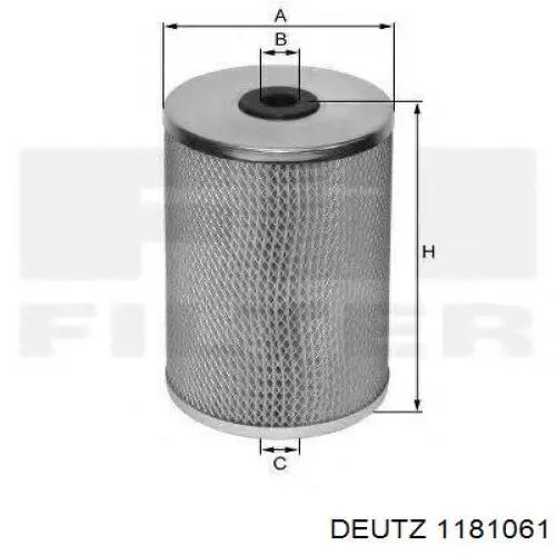 Топливный фильтр 1181061 Deutz