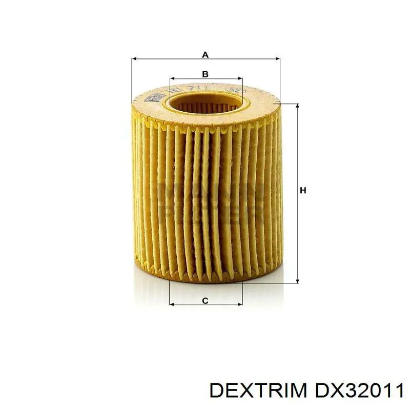 DX32011 Dextrim масляный фильтр
