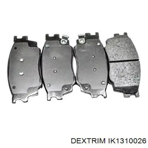 IK1310026 Dextrim колодки тормозные передние дисковые