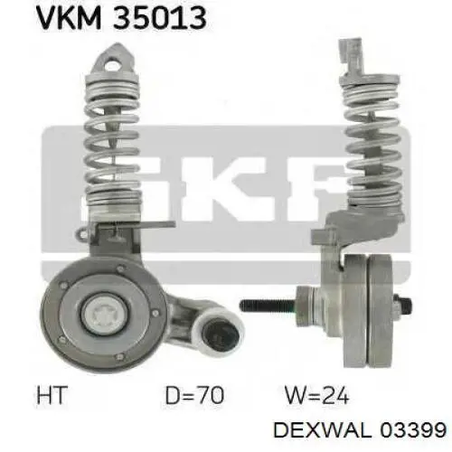 Натяжной ролик Dexwal 03399 цена, от 8.18 USD