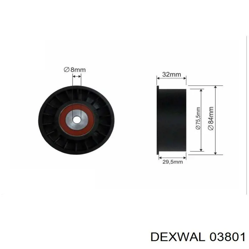 Купить 03801 Dexwal Натяжитель приводного ремня