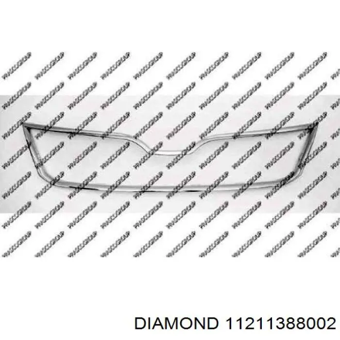 Воздуховод (дефлектор) радиатора правый Diamond/DPA 11211388002