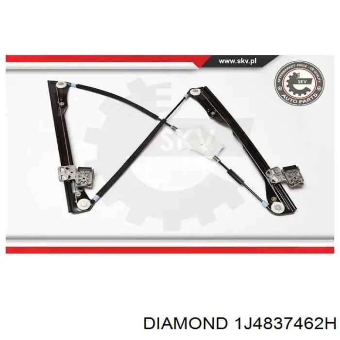 Купить 1J4837462H Diamond/DPA Стеклоподъемник (механизм перемещения стекла)
