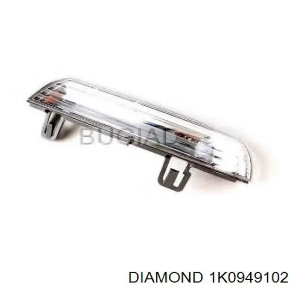 Luz intermitente de retrovisor exterior derecho 1K0949102 Diamond/DPA