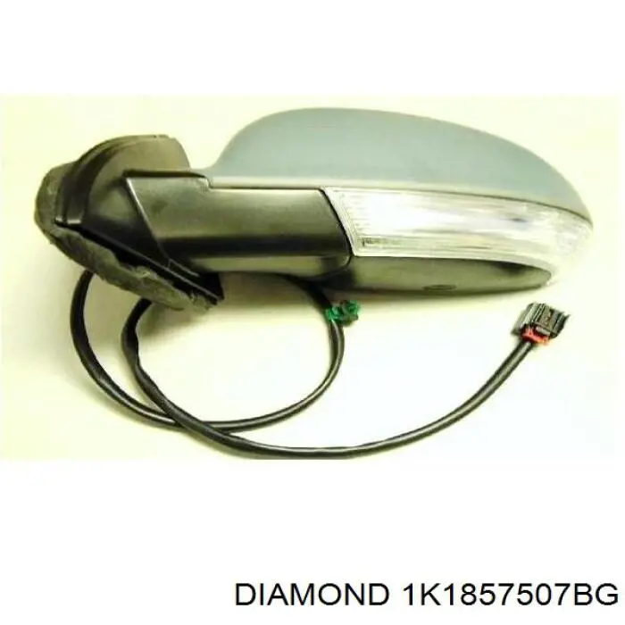 1K1857507BG Diamond/DPA корпус зеркала заднего вида левого