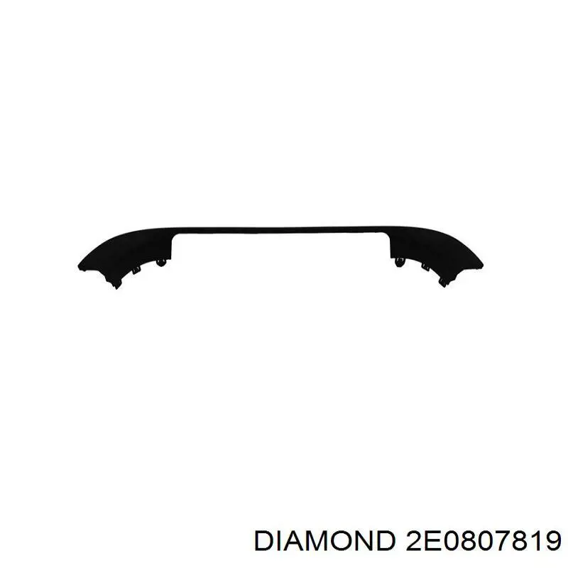 Молдинг решетки бампера переднего нижний Diamond/DPA 2E0807819