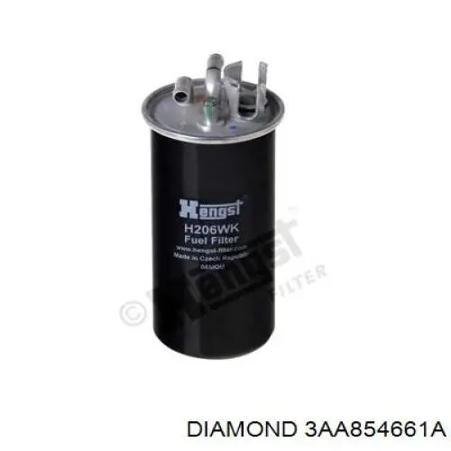 Решетка бампера переднего левая 3AA854661A Diamond/DPA