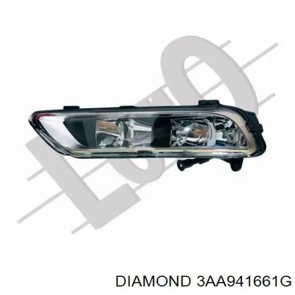 3AA941661G Diamond/DPA Противотуманная фара левая