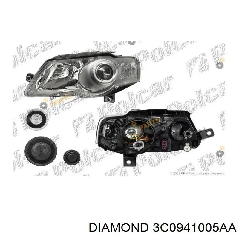 3C0941005AA Diamond/DPA Фара