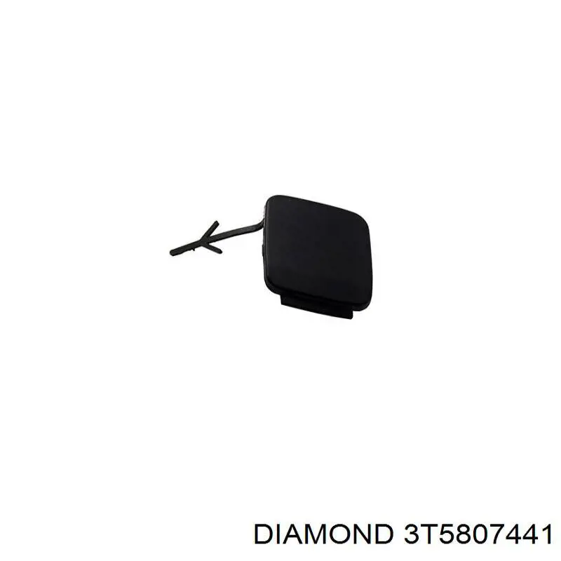 Заглушка бампера буксировочного крюка задняя Diamond/DPA 3T5807441