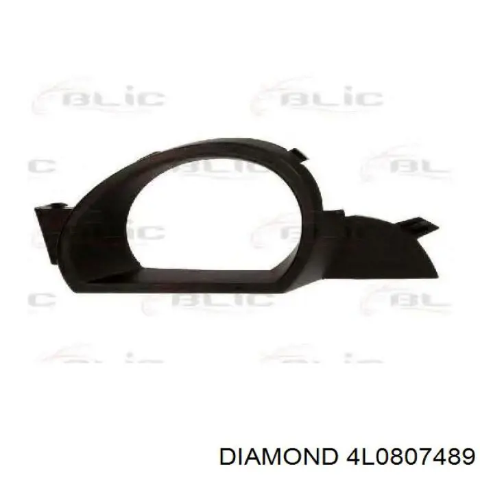 4L0807489 Diamond/DPA заглушка (решетка противотуманных фар бампера переднего левая)