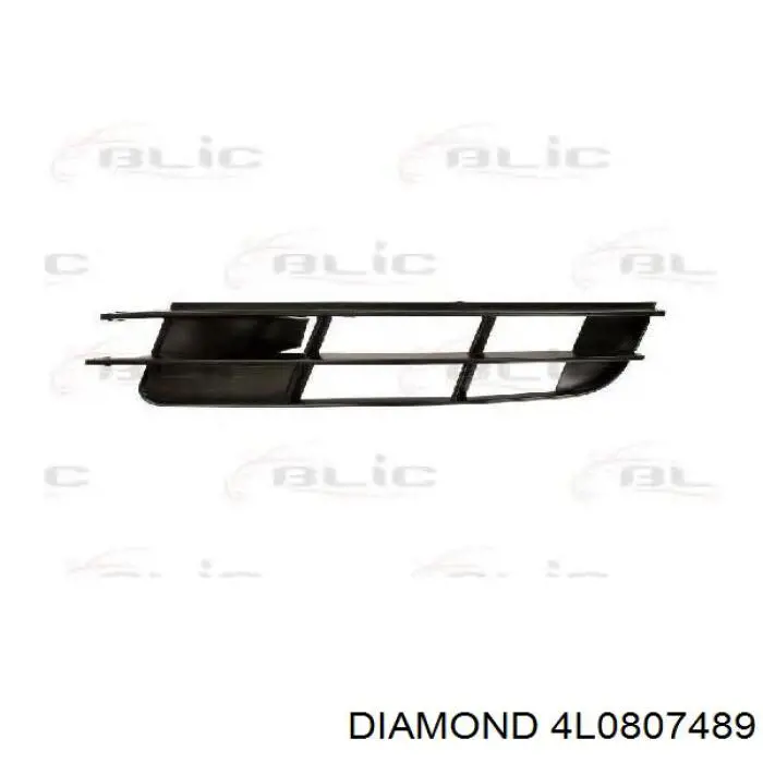 4L0807489 Diamond/DPA Заглушка противотуманок, левая