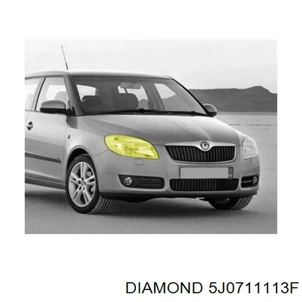 Ручка КПП 5J0711113F Diamond/DPA