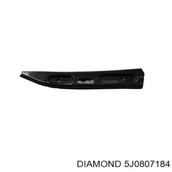 Направляющая переднего бампера правая 5J0807184 Diamond/DPA