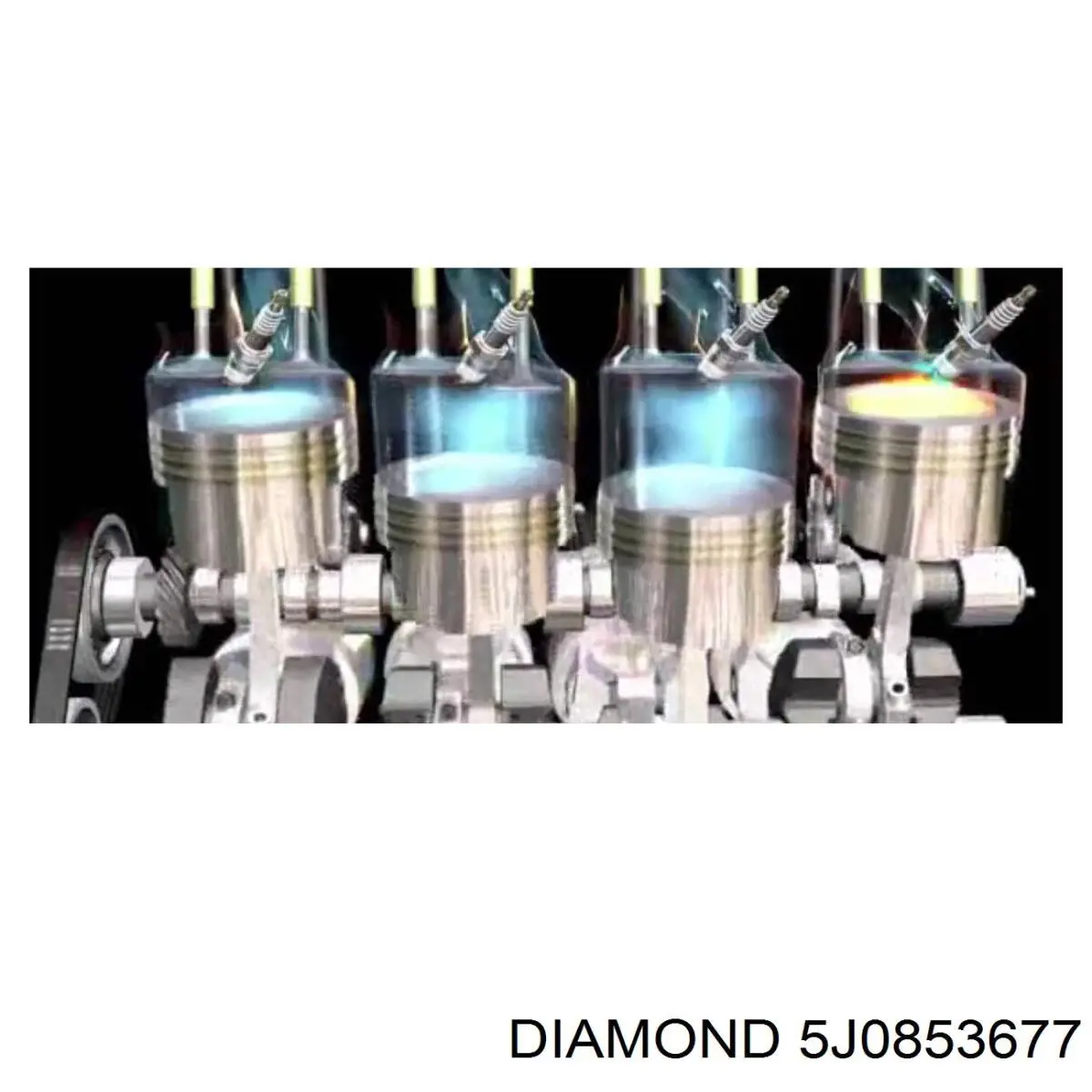 5J0853677 Diamond/DPA решетка бампера переднего центральная