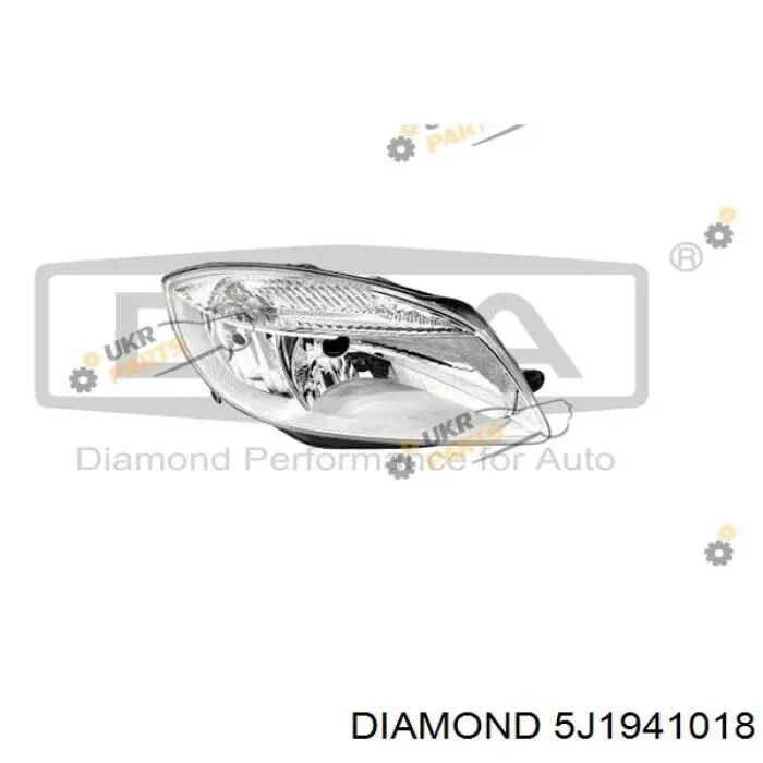 Правая фара 5J1941018 Diamond/DPA