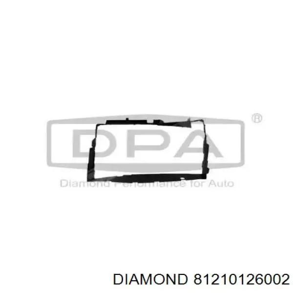 Воздуховод (дефлектор) радиатора Diamond/DPA 81210126002