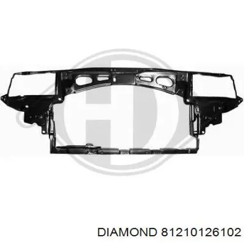 81210126102 Diamond/DPA conduto de ar (defletor do radiador)