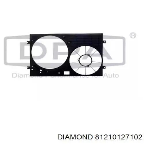 81210127102 Diamond/DPA difusor do radiador de esfriamento