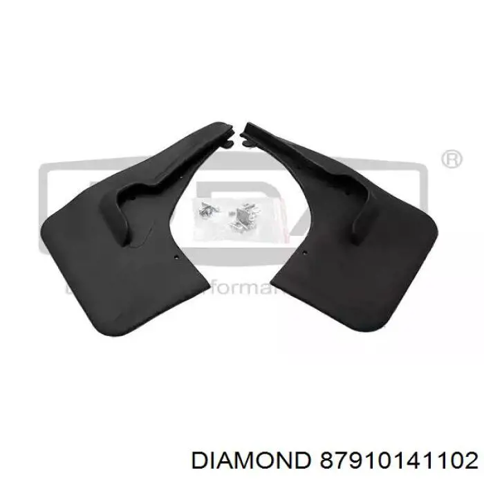 Брызговики передние, комплект Diamond/DPA 87910141102