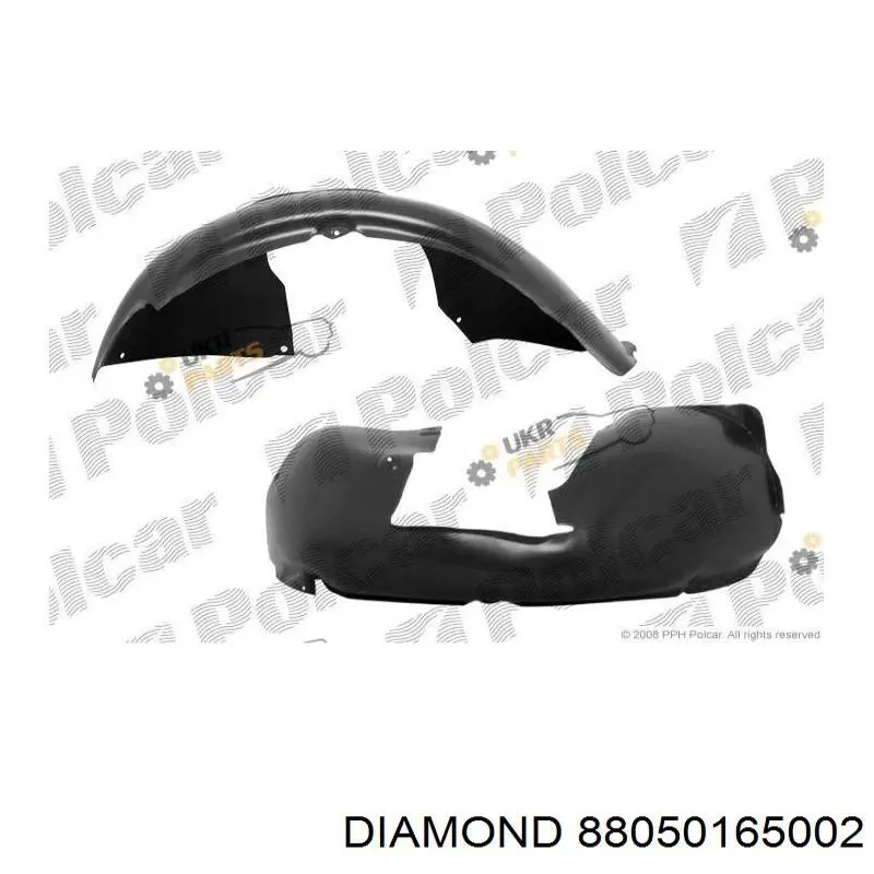 Подкрылок крыла переднего левый задний Diamond/DPA 88050165002 цена, от 11.32 USD