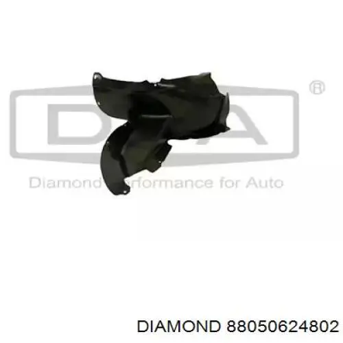 88050624802 Diamond/DPA guarda-barras direito dianteiro do pára-lama dianteiro