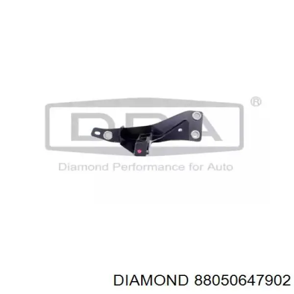 88050647902 Diamond/DPA consola do pára-choque dianteiro direito