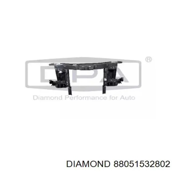 88051532802 Diamond/DPA суппорт радиатора в сборе (монтажная панель крепления фар)