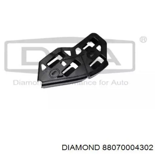 88070004302 Diamond/DPA consola do pára-choque dianteiro esquerdo