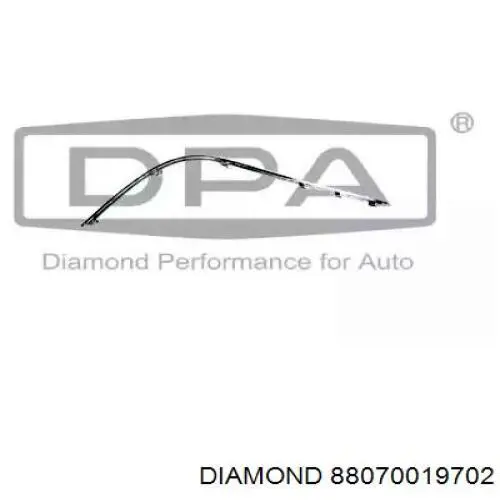 Молдинг бампера заднего левый Diamond/DPA 88070019702
