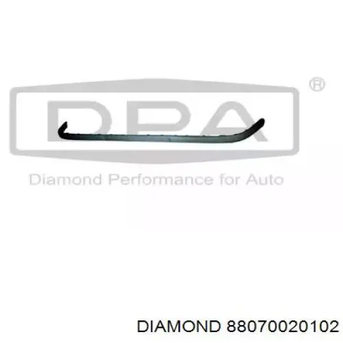 88070020102 Diamond/DPA молдинг бампера заднего