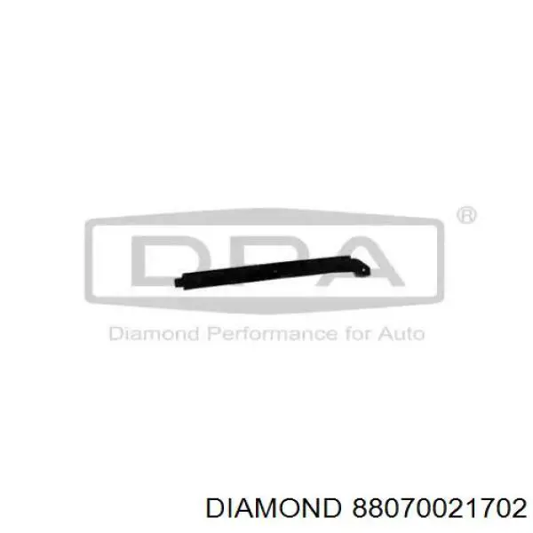 Guia direita do pára-choque traseiro para Skoda Octavia (A5, 1Z3)