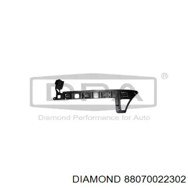 Кронштейн бампера заднего внешний левый Diamond/DPA 88070022302