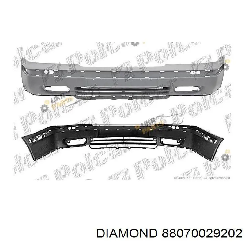 Бампер на авто Diamond/DPA 88070029202 цена, от 45.56 USD