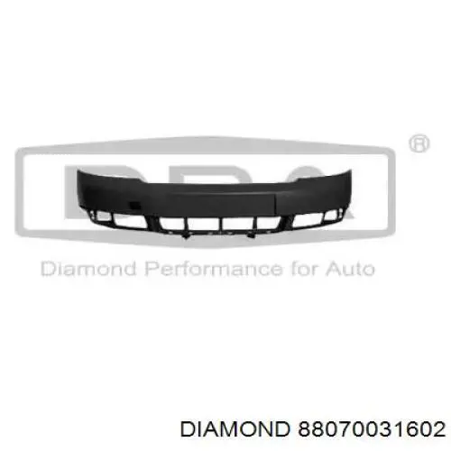 88070031602 Diamond/DPA передний бампер