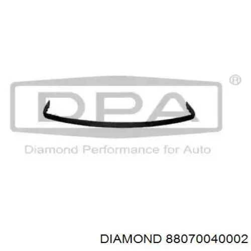 88070040002 Diamond/DPA накладка бампера переднего